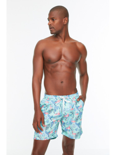 Мъжки бански Trendyol Tropical Print