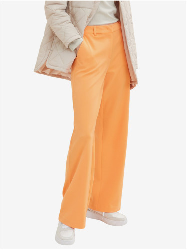 Orange women's wide trousers Tom Tailor - Women's