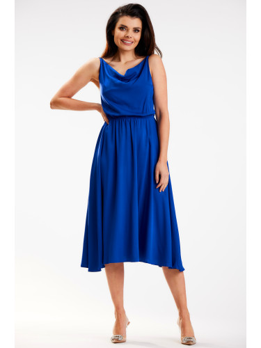 Awama Woman's Dress A579 Blue