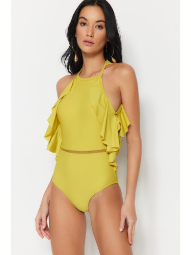 Цели бански Trendyol Frill Detailed