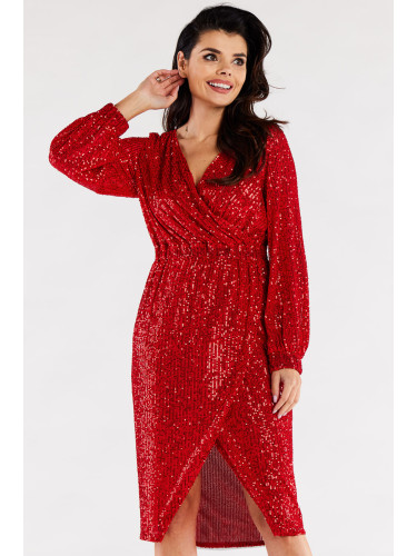 Awama Woman's Dress A565 Red