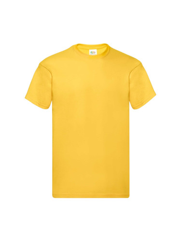 Original Fruit of the Loom Men's Yellow T-Shirt