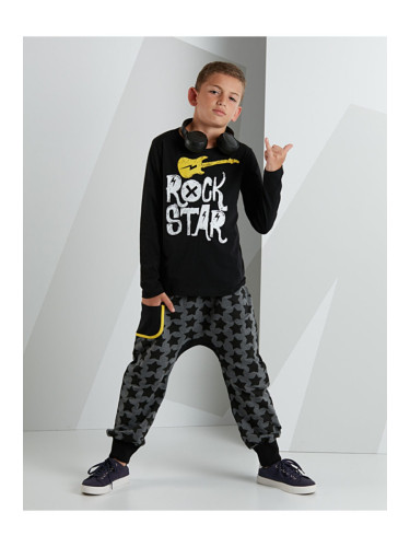 mshb&g Star Rock Boy's Trousers T-shirt Set