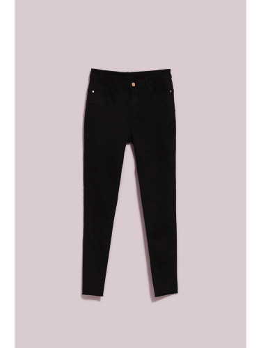 WOMEN'S JEANS L-JE-4018 BLACK