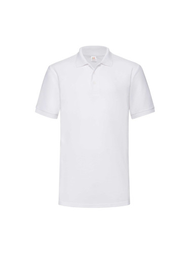Heavy Polo Friut of the Loom White T-shirt