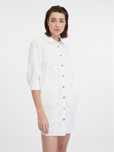 Orsay White Women's Denim Shirt Dress - Women's