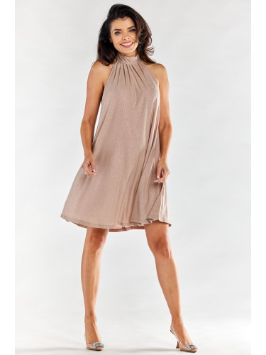 Awama Woman's Dress A556 Beige