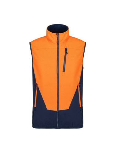Black-orange men's vest LOAP Uristo