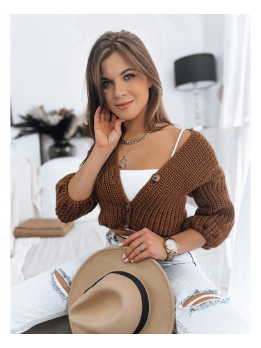 Sweter damski NUTI kamelowy Dstreet