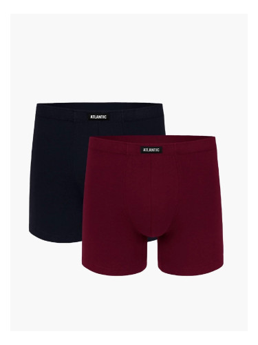 Boxer shorts Atlantic 2MH-173 A'2 M-2XL navy blue-wine 01