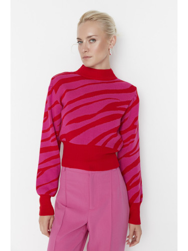 Дамски пуловер Trendyol Zebra Patterned
