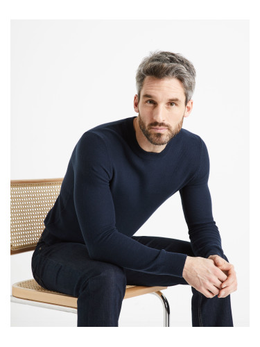 Celio Sweater Bepic with round neckline - Men