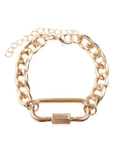 Bracelet with clasp - gold color