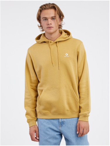 Converse Go-To Embroidered Mustard Unisex Hoodie