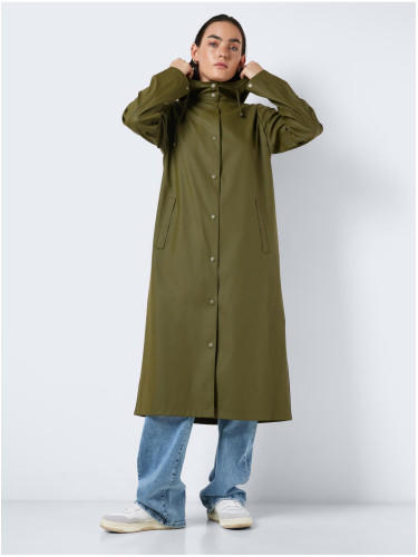 Khaki women's waterproof coat Noisy May Sky - women