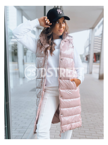 Дамска ватирана жилетка GANTINI розова Dstreet
