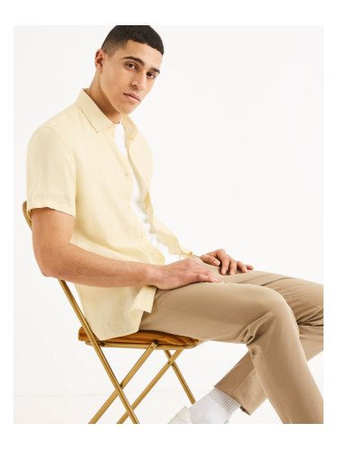 Celio Linen Shirt Racara - Men