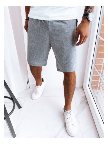 Spodenki męskie dresowe jasnoszare Dstreet