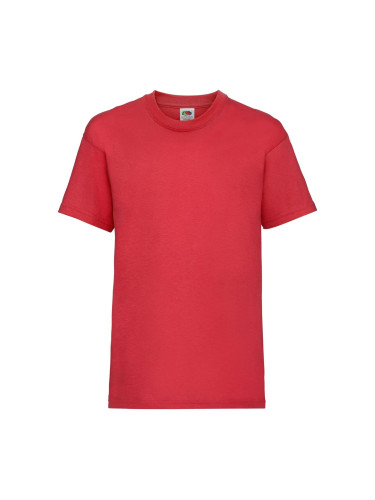 Red Fruit of the Loom Cotton T-shirt