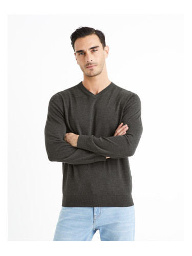 Celio Cotton Sweater Decotonv - Mens