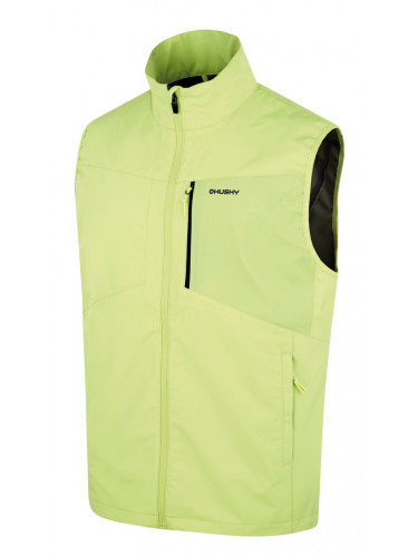 Men's softshell vest HUSKY Salien M lt. putting green