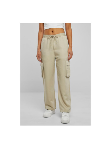 Women's Trousers Vicose Straight Leg Cargo Pants Concrete