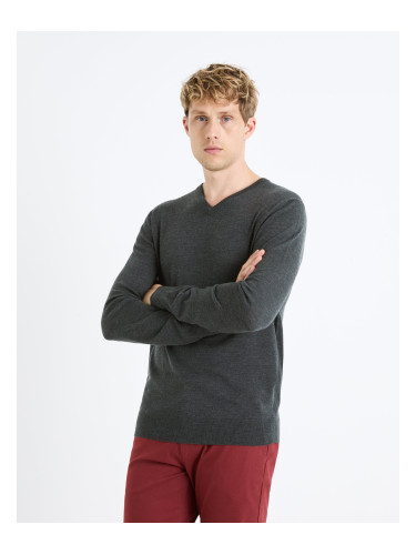 Celio Wool sweater Semeriv merino - Men's