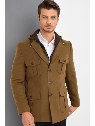 K7538 DEWBERRY MEN'S COAT - FLAT CAMEL