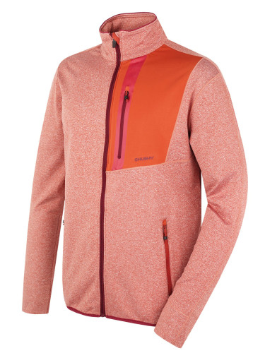 Men's sweatshirt HUSKY Ane M dk. brick orange