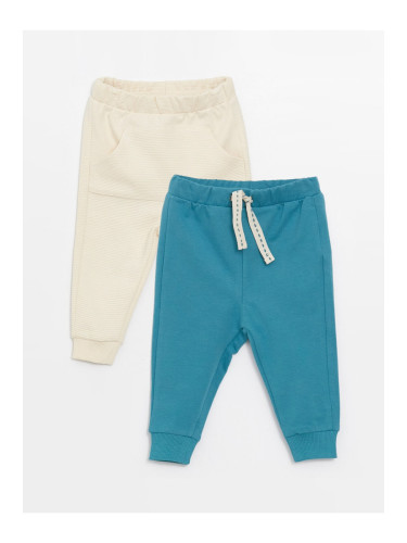 LC Waikiki Basic Baby Boy Pants with Elastic Waist 2-Pack