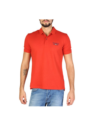 Червена мъжка поло тениска Napapijri