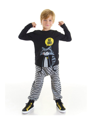 Denokids Raccoon Boy T-shirt Pants Suit