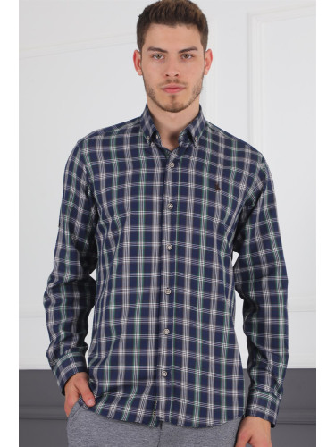 G718 DERBERRY MEN'S SHIRT-LACİVERT