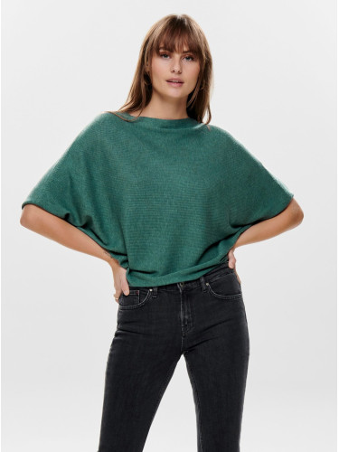 Зелен пуловер отгоре Жаклин де Йонг