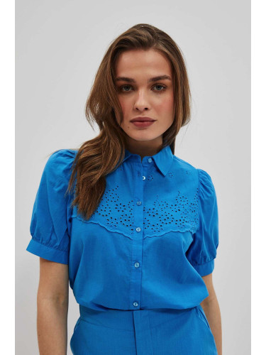 Marisse Women's Shirt L-Ko-4040 Fresh Blue