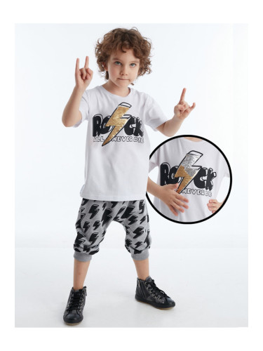 mshb&g Thunder Rock Boys T-shirt Capri Shorts Set