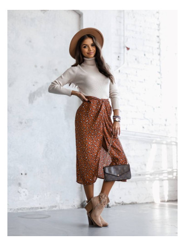 Brown skirt Cocomore cmgSP1076.brown