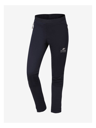 Navy blue women's softshell pants ALPINE PRO Kinaha