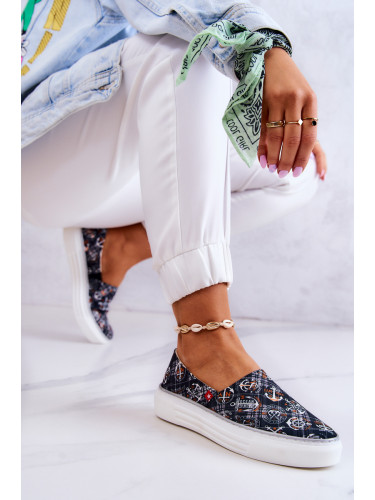 BIG STAR SHOES Дамски маратонки Slip On Memory Foam Big Star