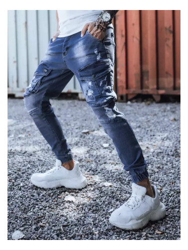 Spodnie męskie niebieskie Dstreet