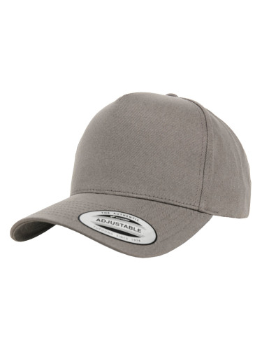 5-Panel Curved Classic Snapback Grey