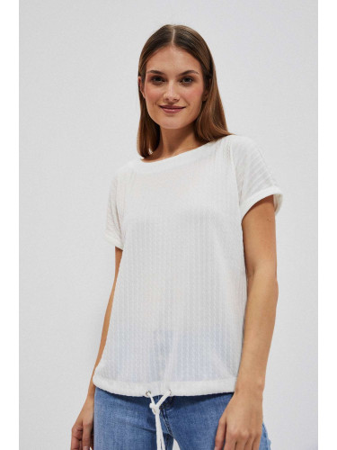 Marisse Women's T-Shirt L-Ts-4024 Off White