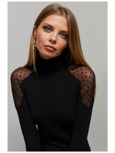 Дамски пуловер с поло. Cool & Sexy EY1098/Black