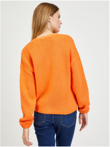 Orsay Orange Ladies Cardigan - Ladies