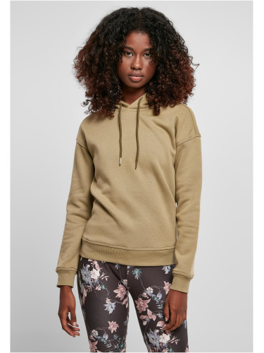Women's khaki hooded