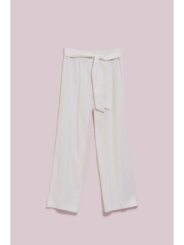 WOMEN'S TROUSERS L-SP-4028 WHITE