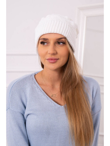 Women's cap Leonia K342 white