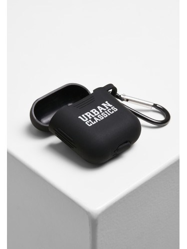 Headphone case with black logo