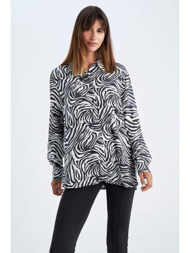 DEFACTO Oversize Fit Long Sleeve Shirt