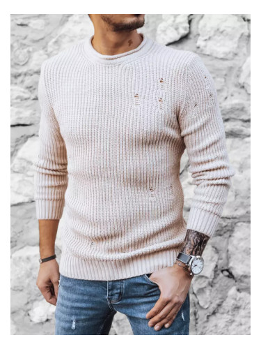 Men's beige sweater Dstreet